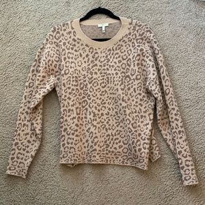 Leopard print sweater